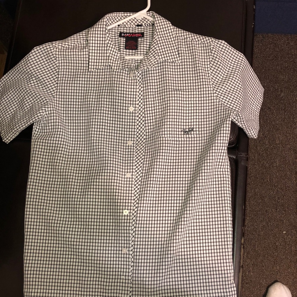 Button up t-shirt
